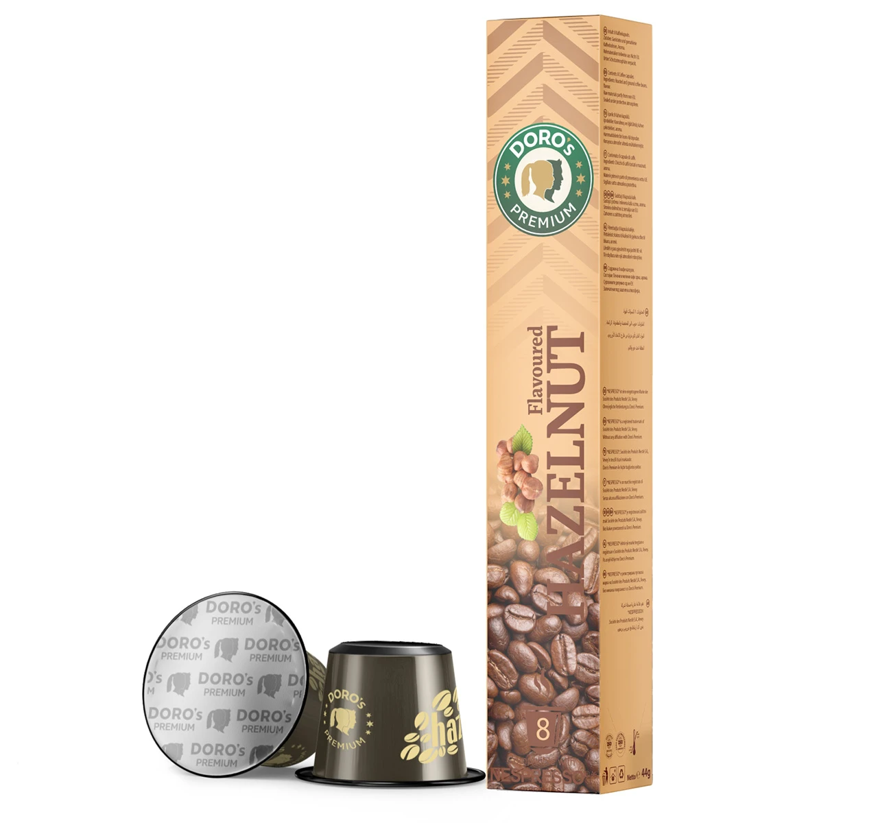 Doros Premium Hazelnut Coffee Capsule
