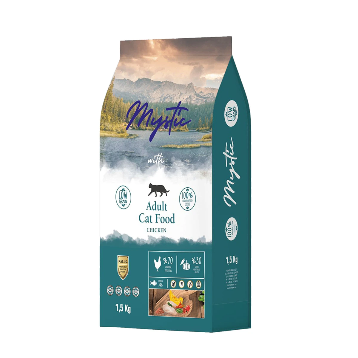 Mystic Dry Cat Food Chicken 1.5 kg