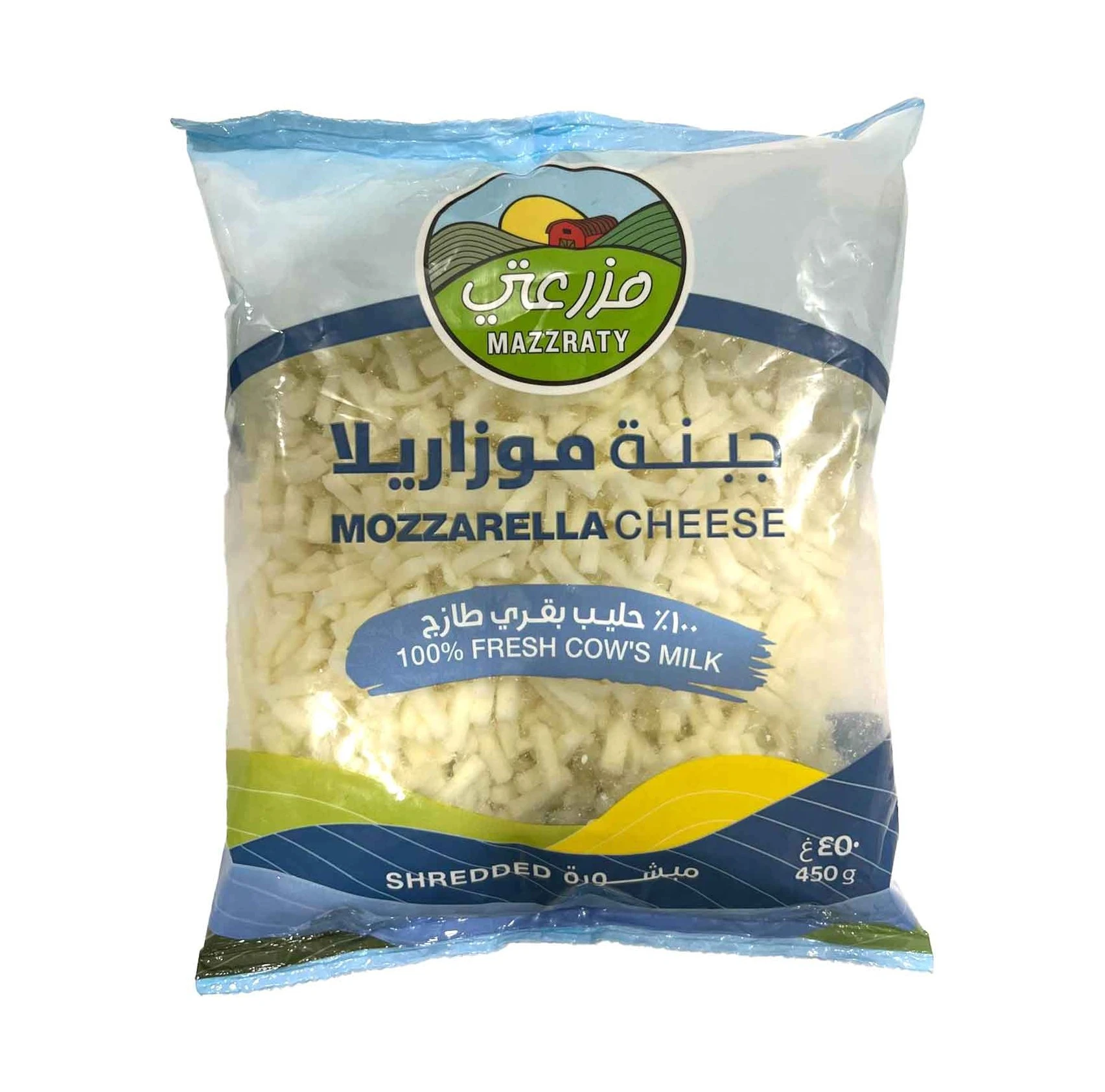 Mazzraty Mozzarella Cheese Shreded 450 gm