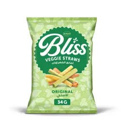 Kitco Bliss Veggie Strawas Original 34 gm