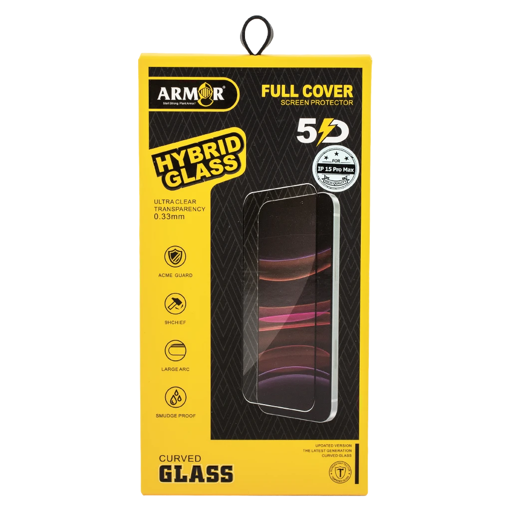 Armar Protection Glass Resistant To The Effects Of Shocks And Scratches iPhone 15 Pro Max