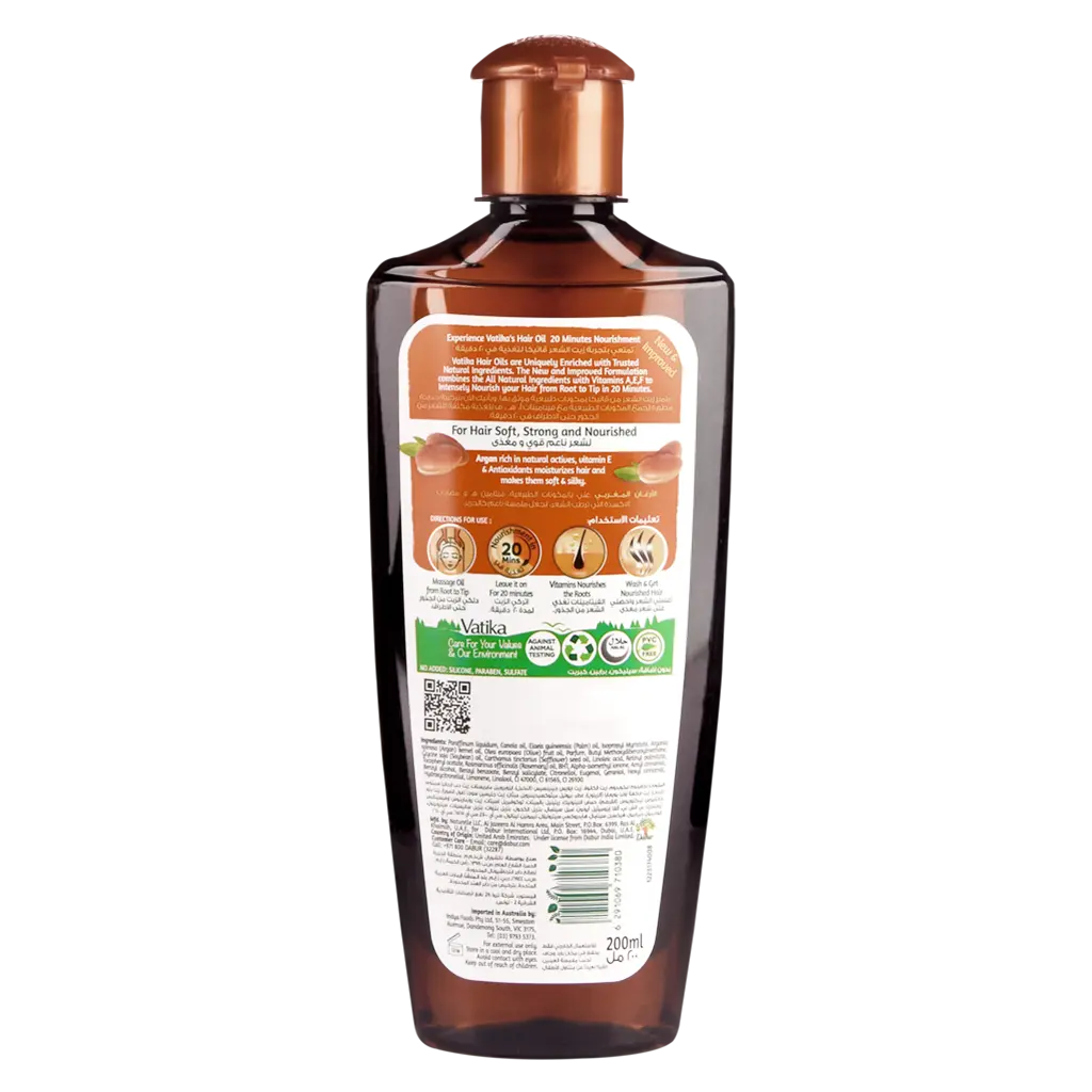 Vatika Enriched Hair Ar gran Oil 200 ml - view 2