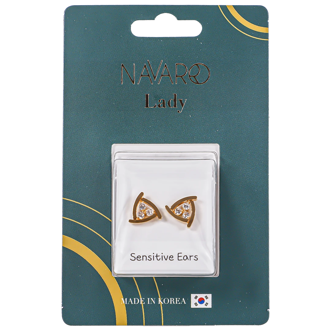 Navaro Elegant Medical Earrings Designed For Woman Gold G033