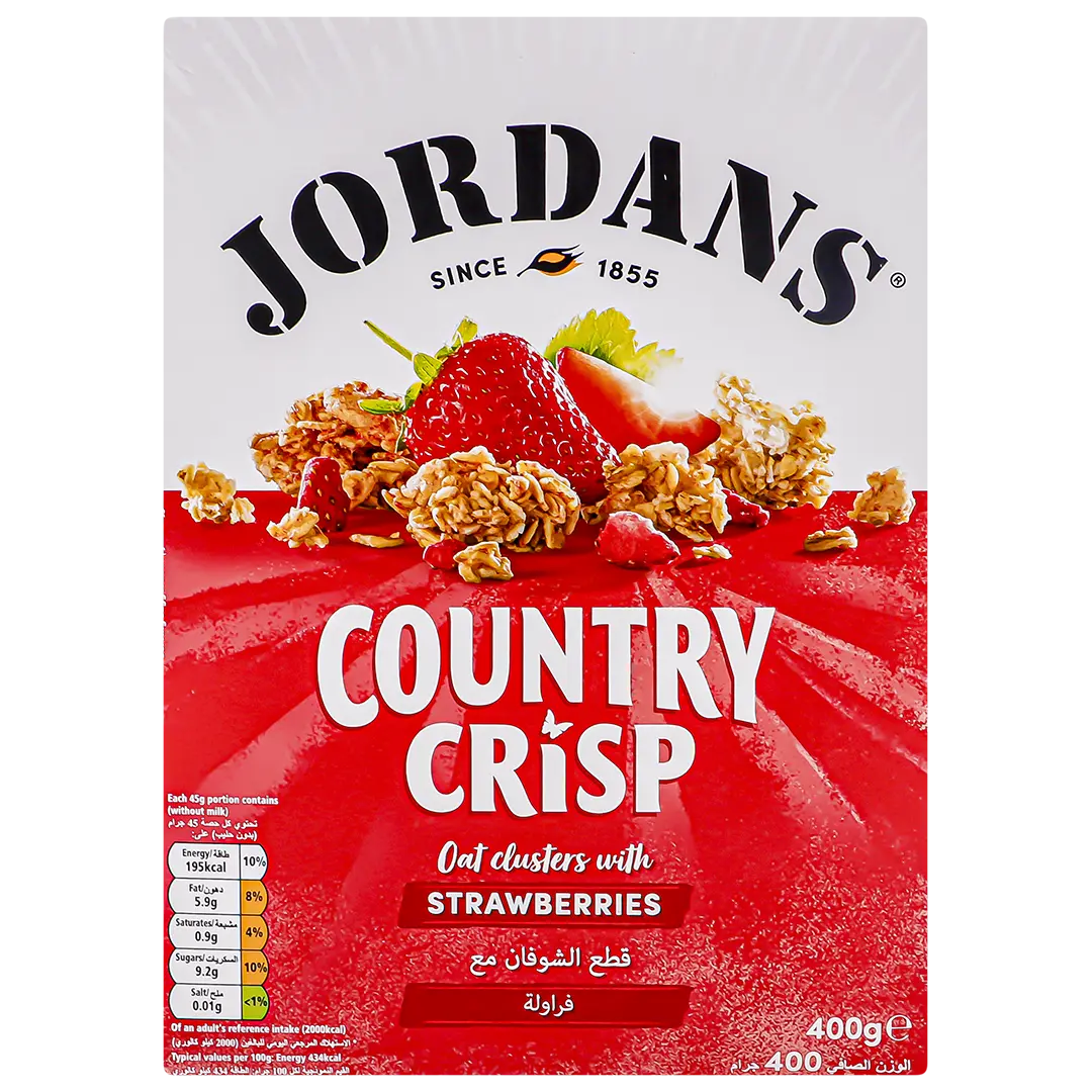 Jordans Country Crispy Oat Dusters With Strawberry 400 gm - view 2