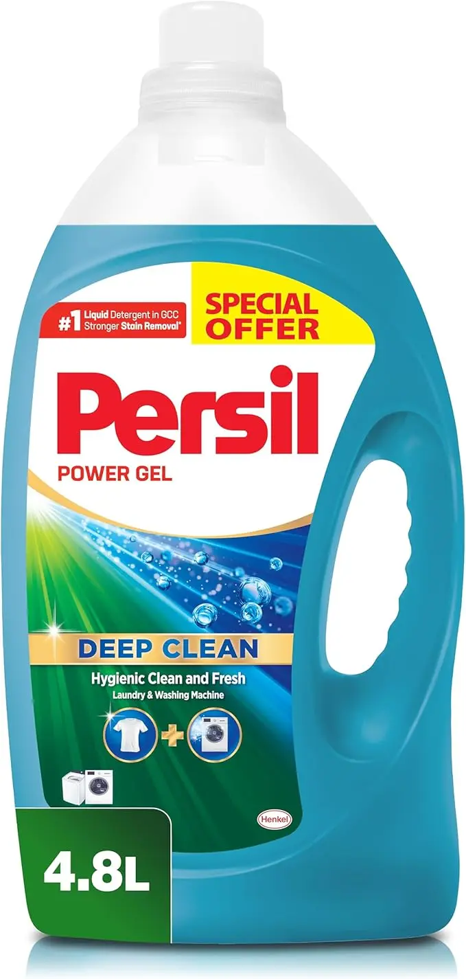 Persil Power Gel Laundry Detergent Low Foam 4.8 Ltr Promo - view 1