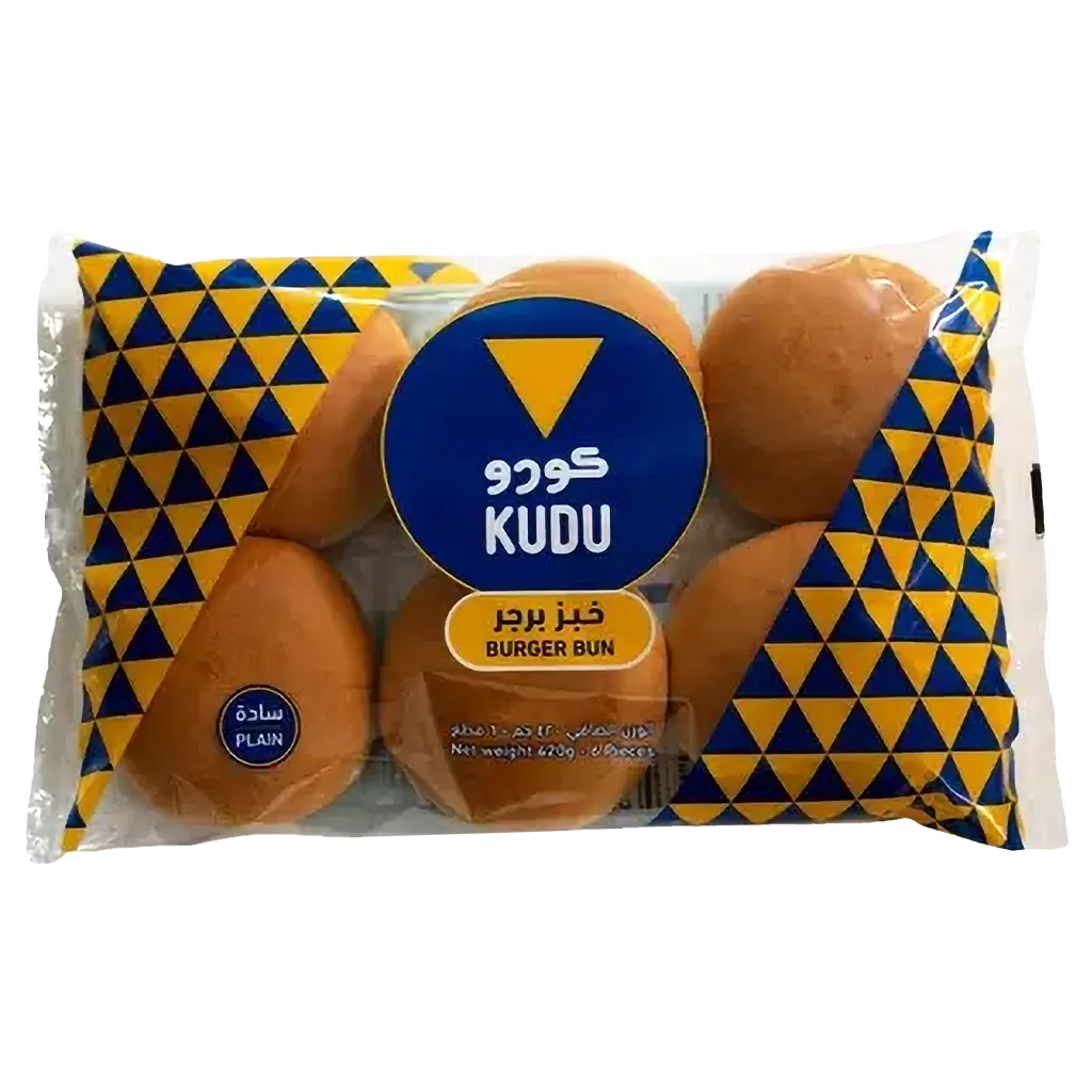Kudu Plain Burger Bun 6 pcs 420 gm - view 2