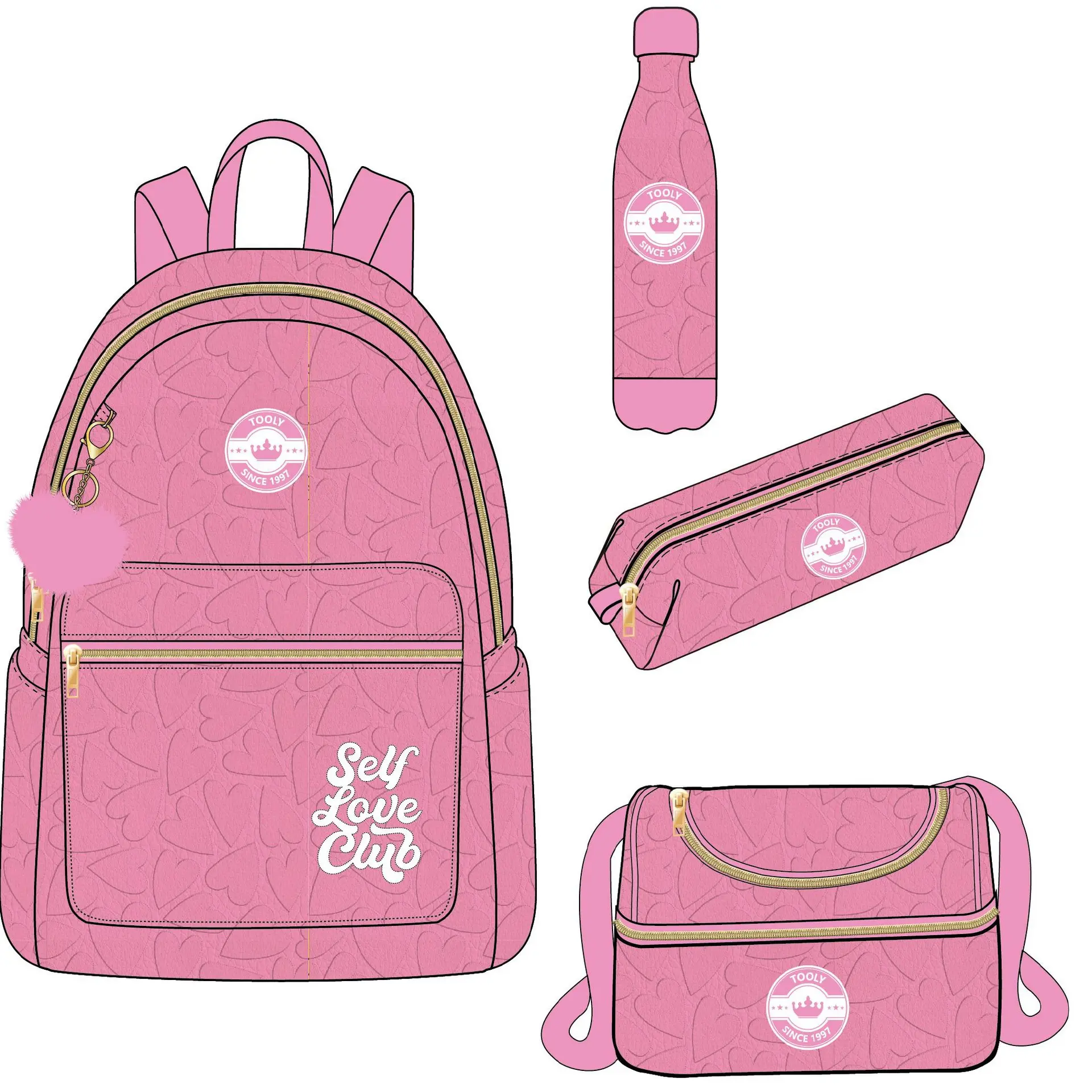 Tooly BackPack set of 4 pcs 17 inch - view 1