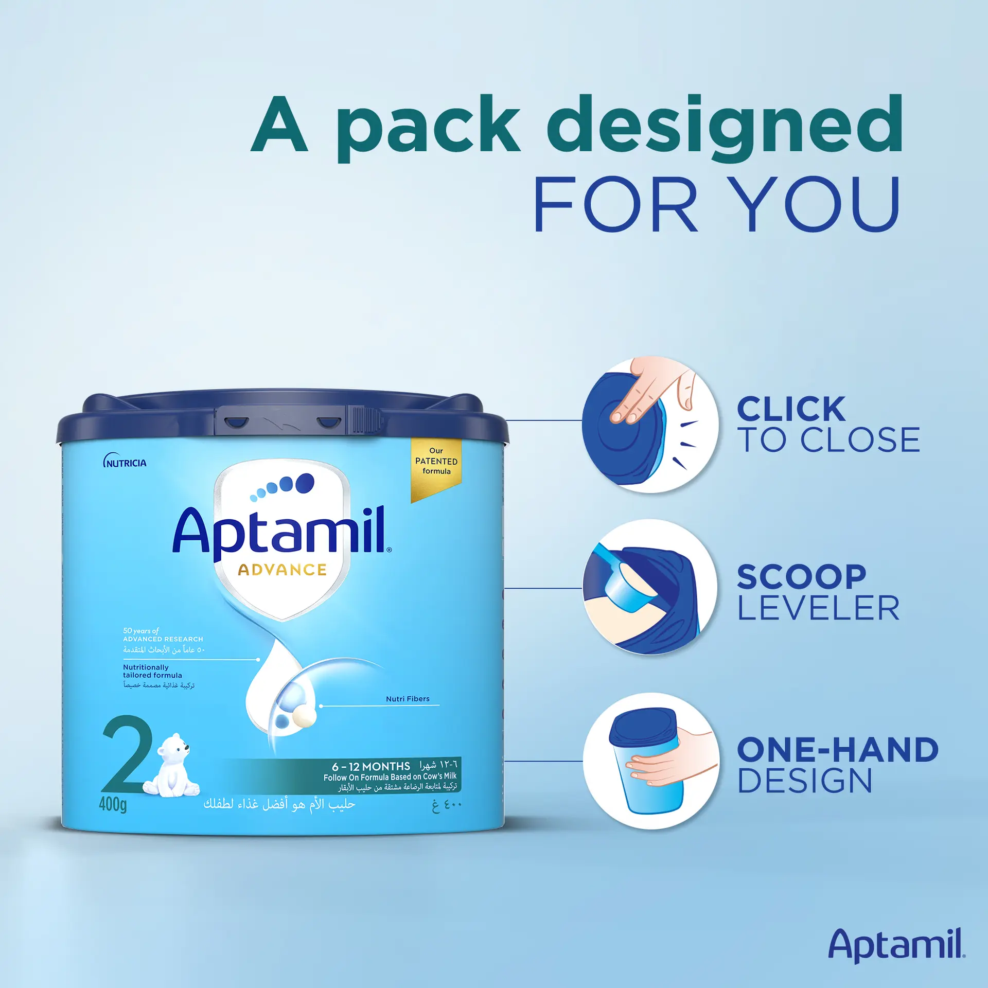 Aptamil Milk Stage 2 400 gm - view 9