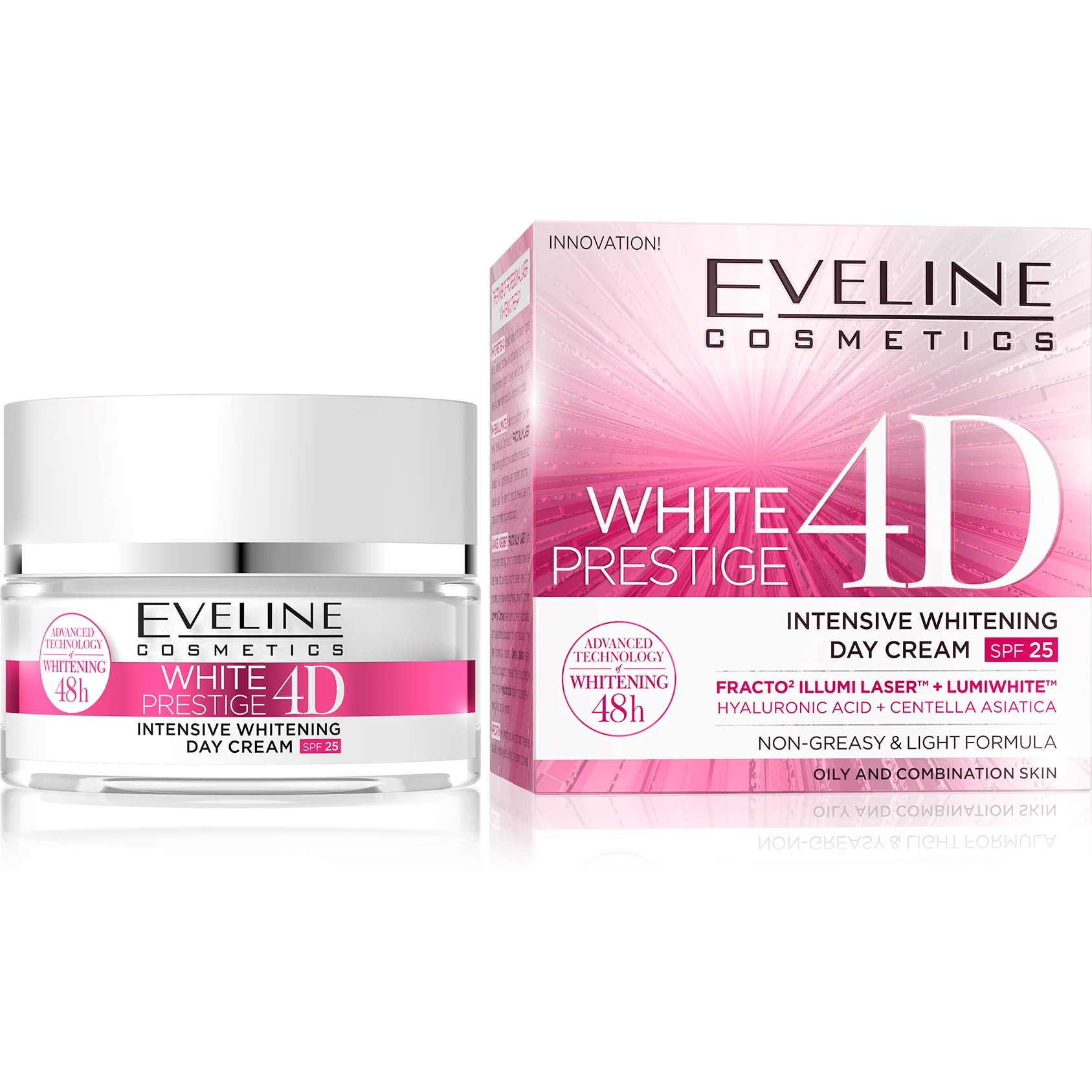 Eveline White Prestige 4D Whitening Day Cream Spf 25 50ml