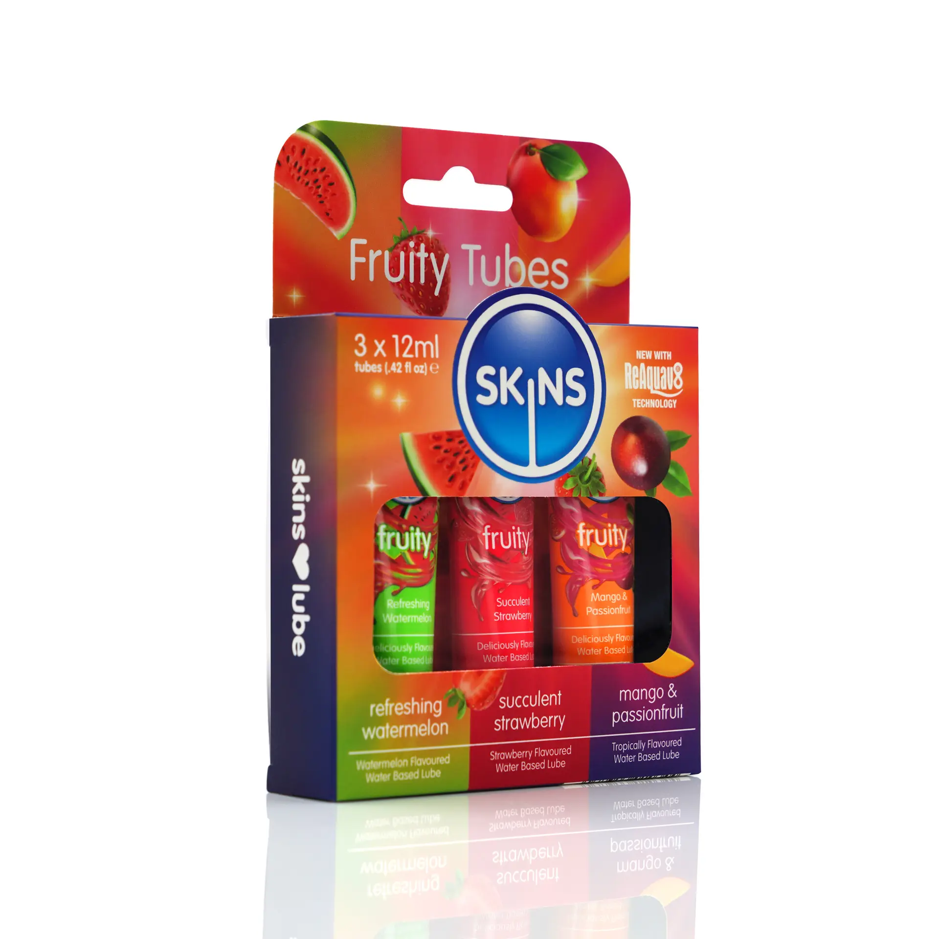 Skins Fruity Tubes Water Based Lubes 12MlX3 - view 3