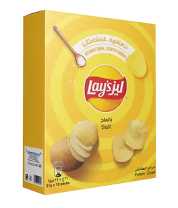 Lays Salt 12 Pcs 21 gm