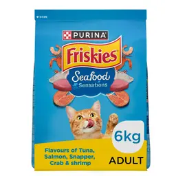 Purina Friskies Dry Cat Food Seafood Sensations 6 kg
