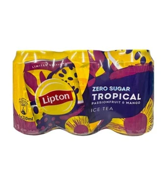 Lipton Tropical Zero Mix Fruit & Mango 6 pcs