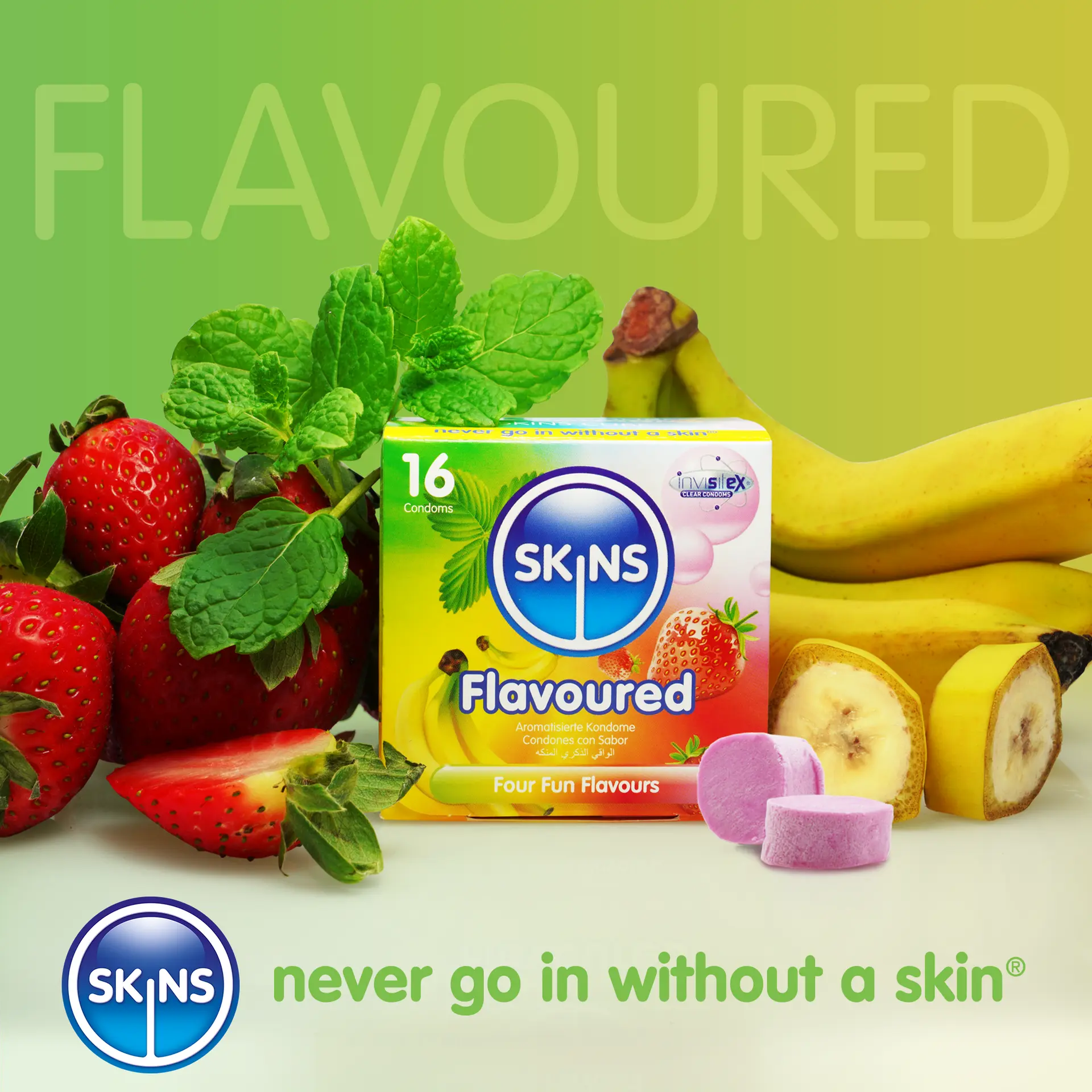 Skins Condom Flavours 4 Pack - view 7