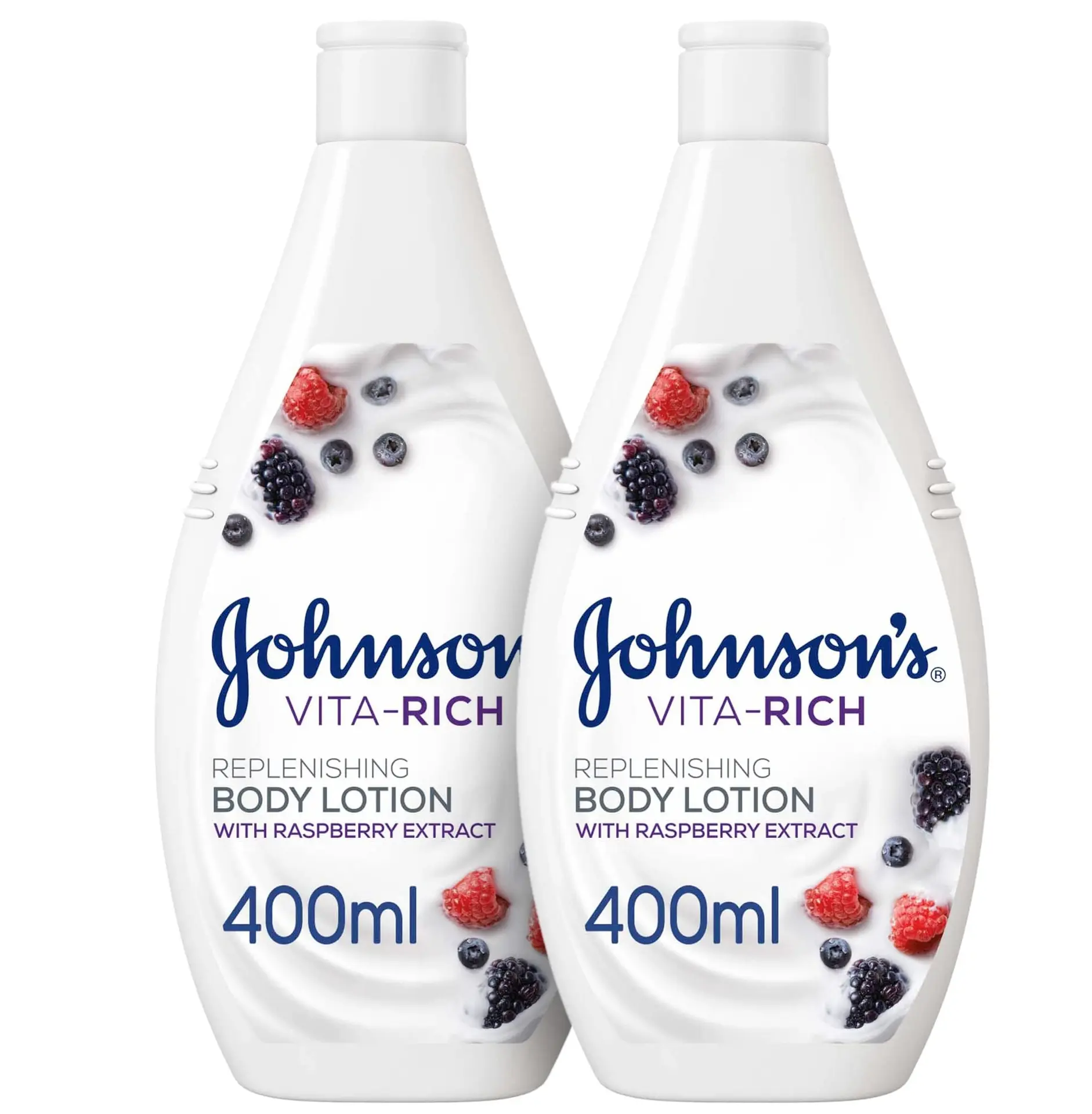 Johnson'S Vitarich Replenishing Raspberry Body Lotion 2pcs 400 ml - view 1