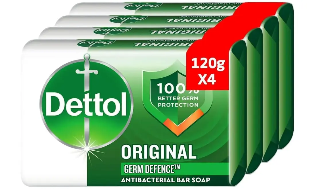 Dettol Bar Soap Original 120GmX4 Promo - view 1