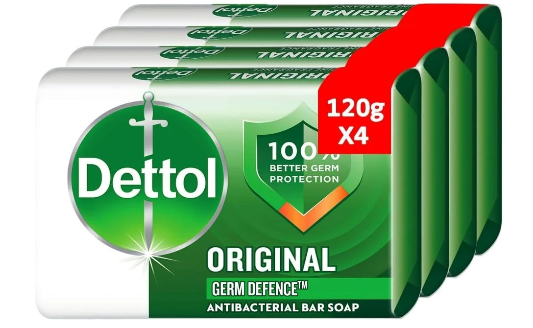 Dettol Bar Soap Original 120GmX4 Promo