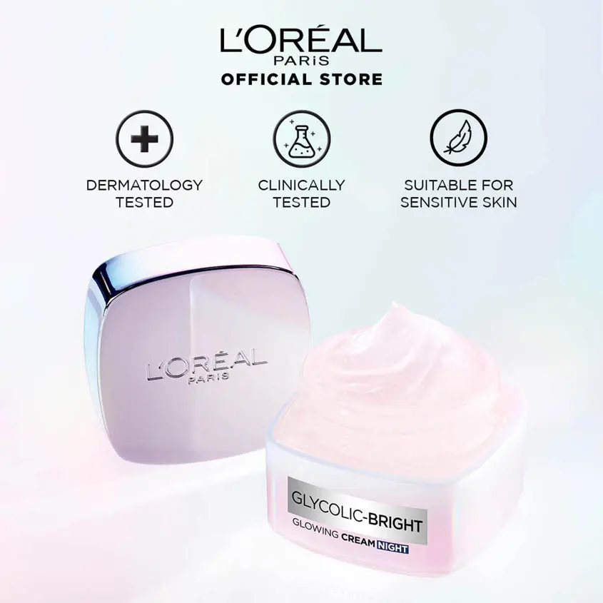 L'Oreal Paris Glycolic Bright Night Cream 50 ml - view 10