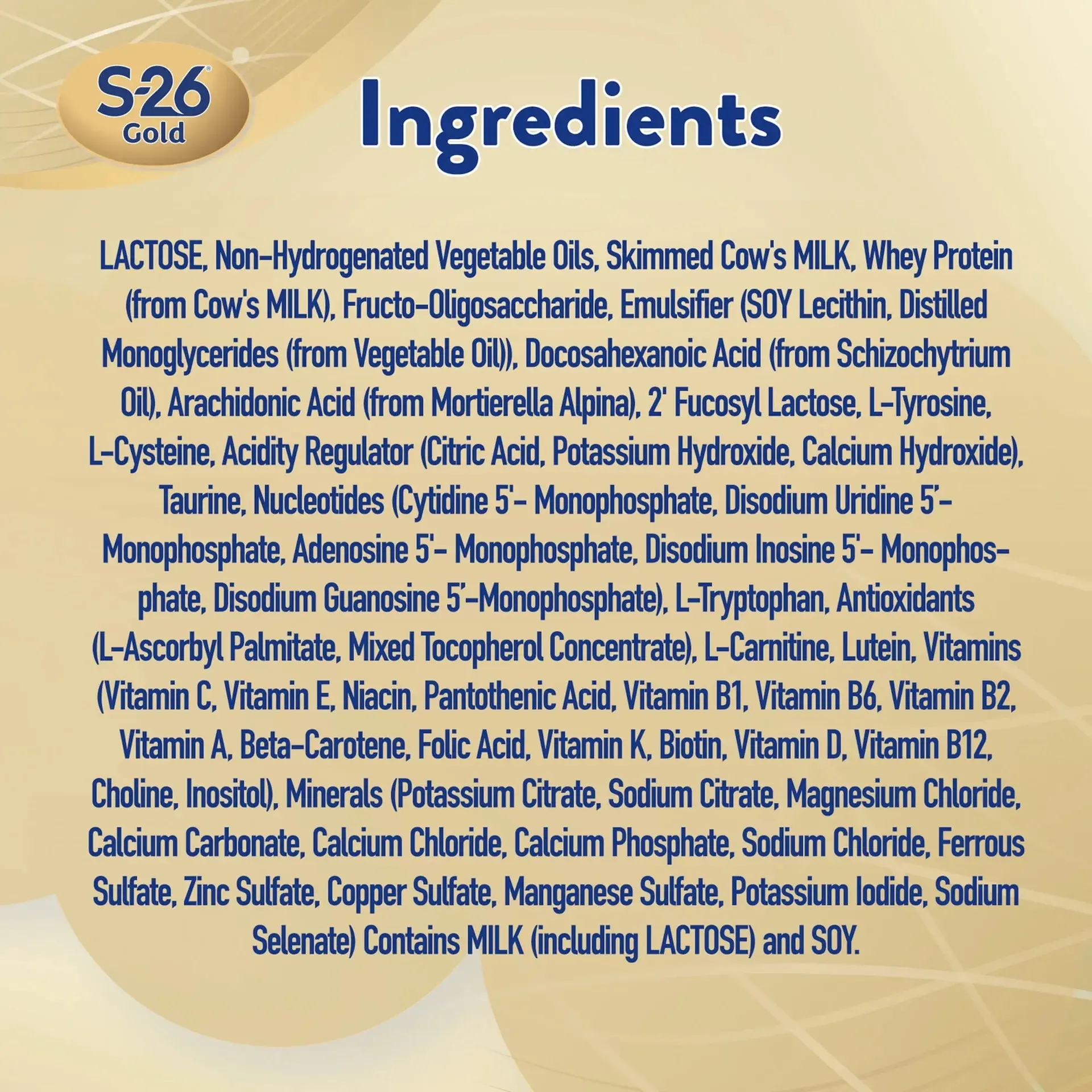 S-26 Gold Milk Stage 1 From 0-6 Months 800 Gm - view 4