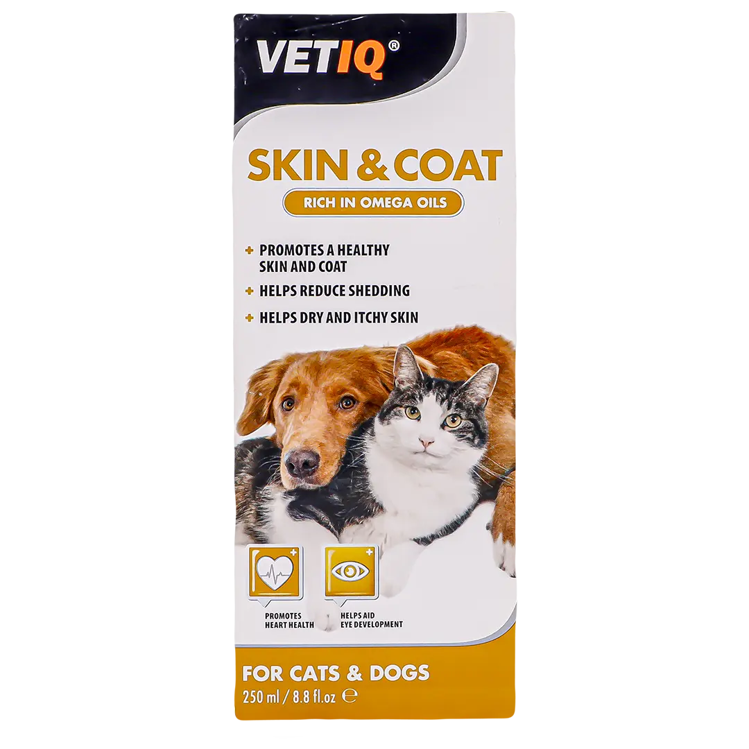 Vet Iq  Skin and Coat Liquid for Cats and Dogs 250ml - view 2