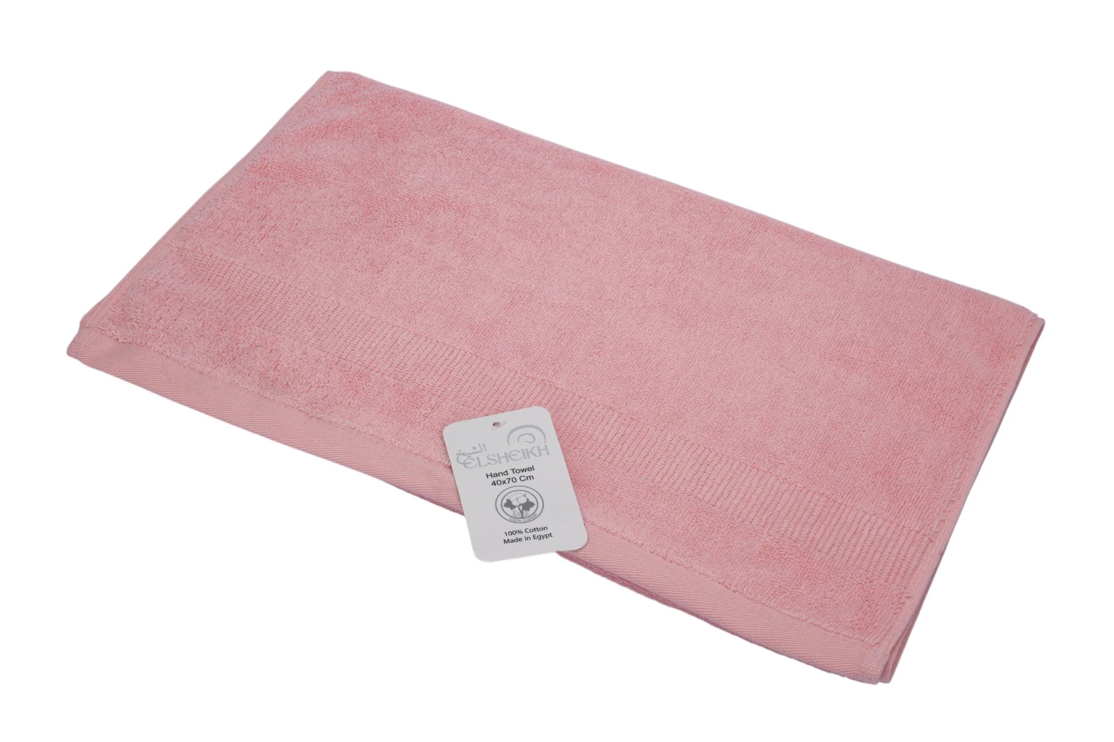 Elsheikh  Light Pink  Cotten Bath Towel Size 40*70  cm Weight 550 gmsqm