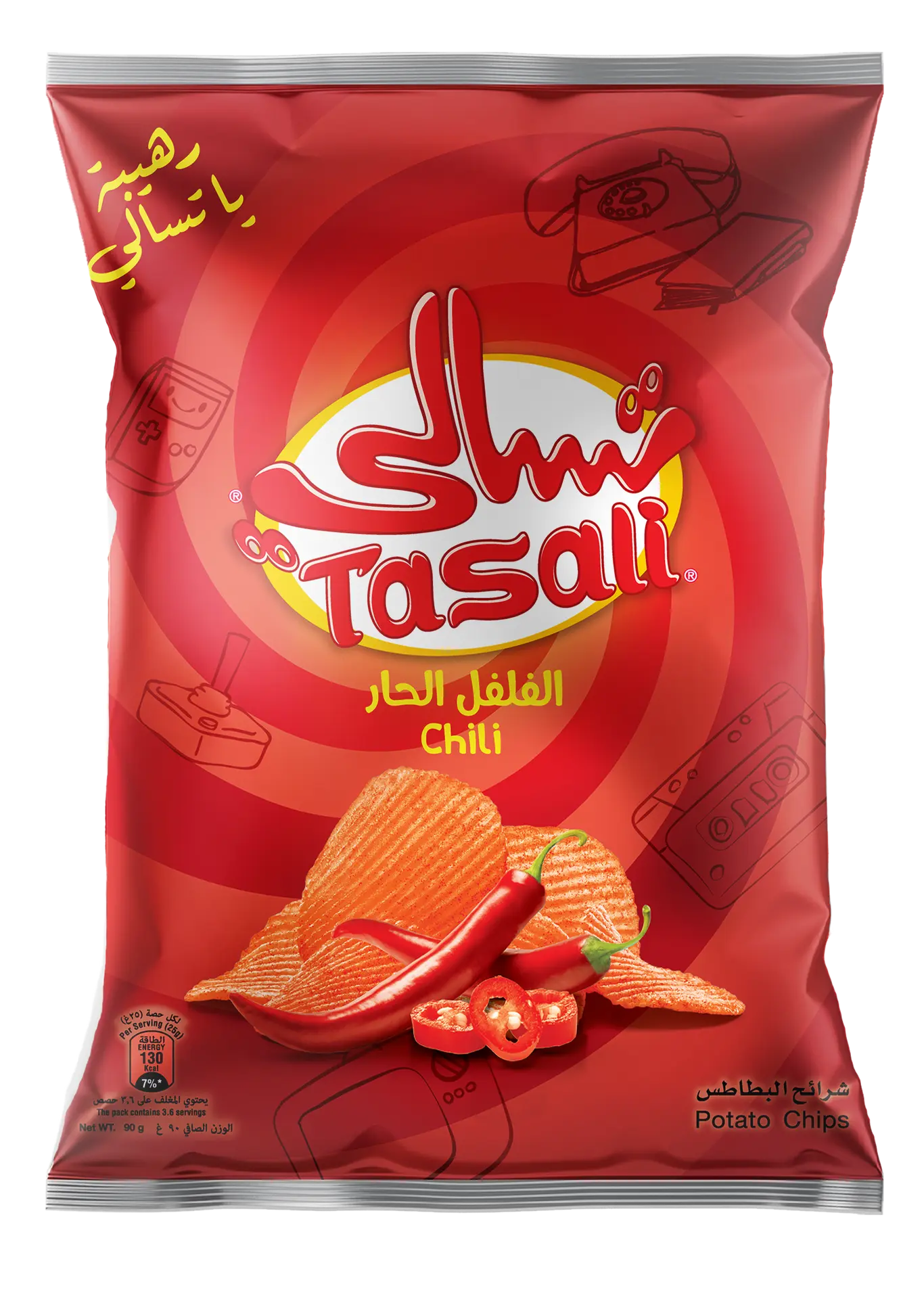 Tasali Potato Chips Chilli 90 gm - view 1