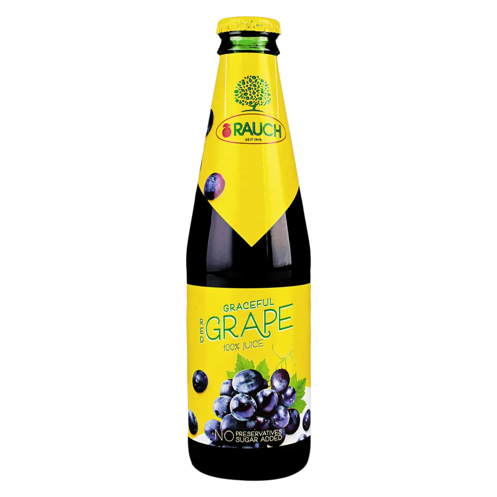 Rauch Red Grape Juice Glass Bottle 250 ml - view 1