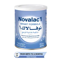 Novalac 1 Infant Milk Formula 0-6 Months 400 Gm