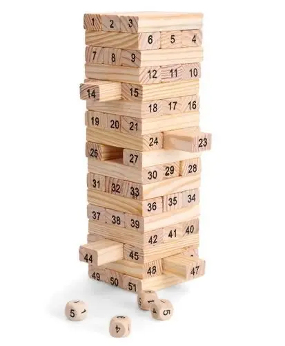 Jenga Wooden Blocks - view 1