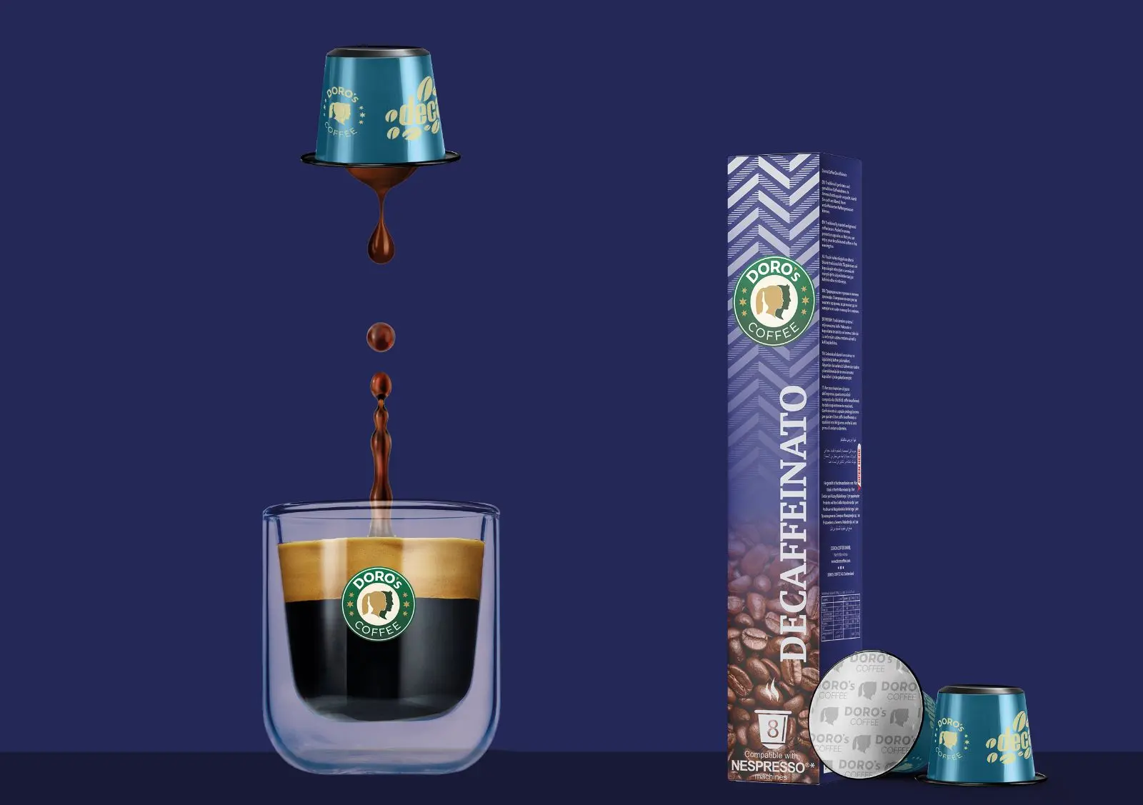 Doros Premium Decaffinato Coffee Capsule - view 5