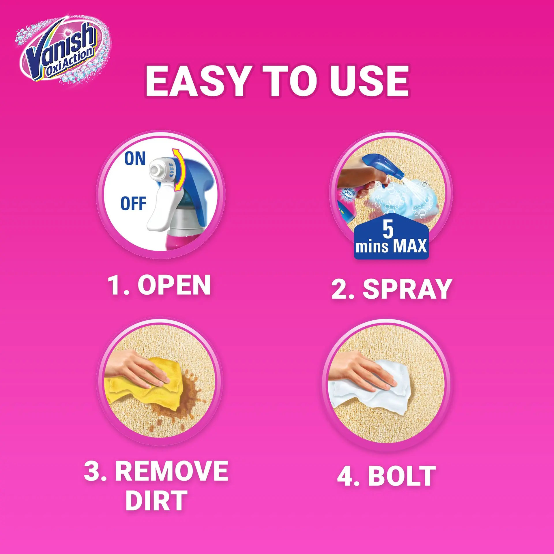 Vanish Oxi Action Power Spary 500 ml - view 5