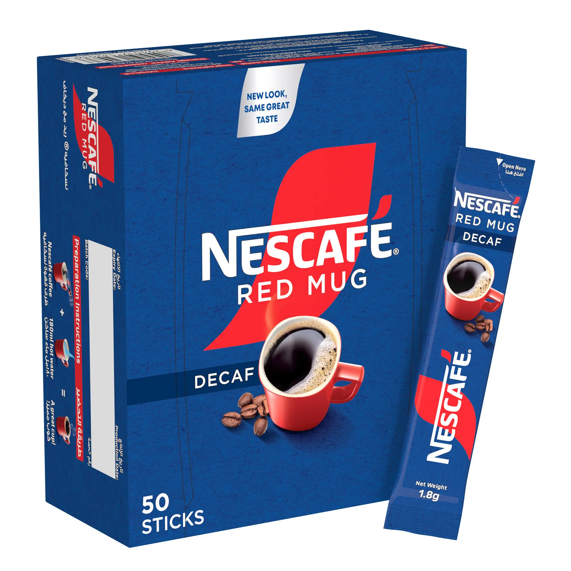 Nescafe Redmug Decaf Stick 50 pcs 1.8 gm - view 1
