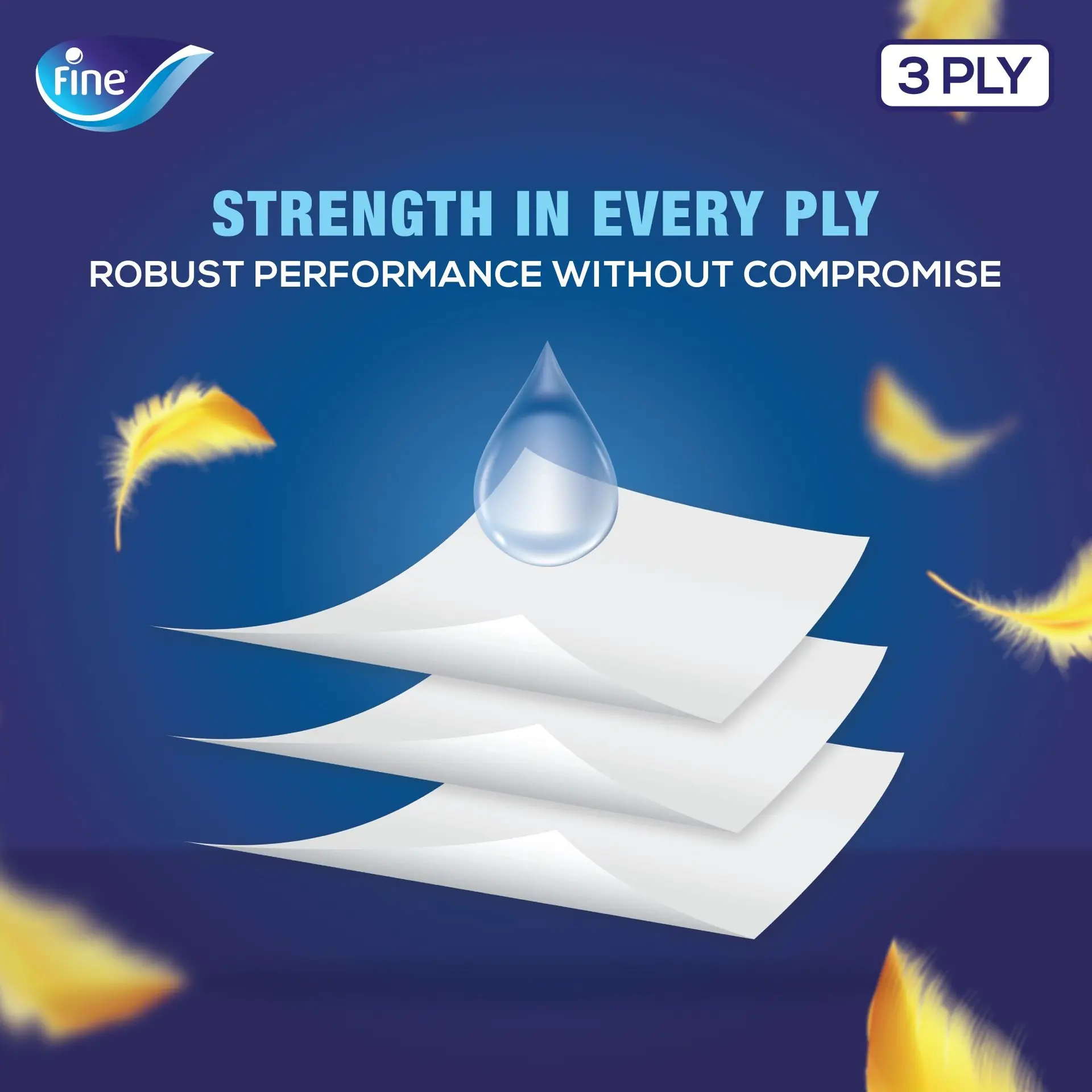 Fine Luxe Facial Tissue Pack of 10 pcs 50 sheets - view 2