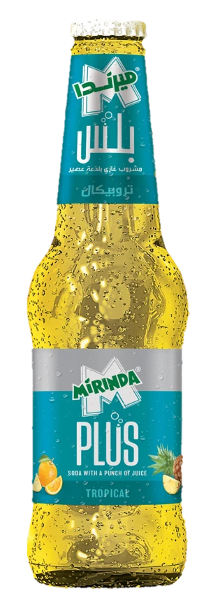 Mirinda Plus Carbonated Drink Tropical Falvour 300 ml