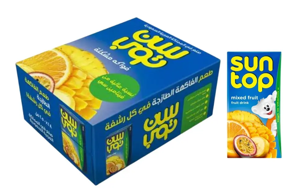 Suntop Juice Mixed Fruit 250MlX18 - view 1