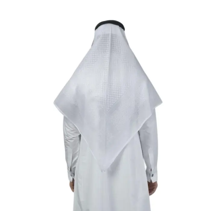 AL Bassam Shemag Basma White English  Size 58 - view 2