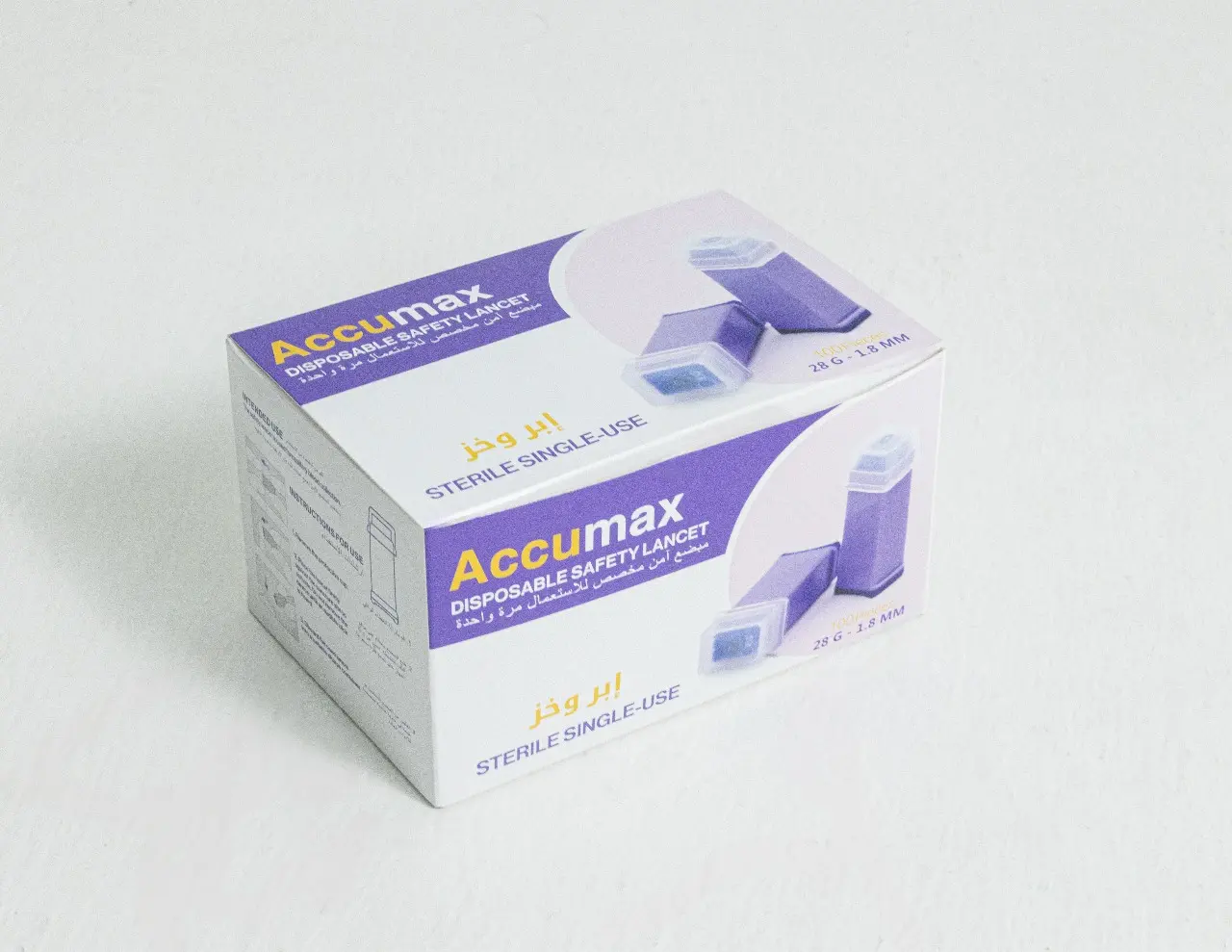 Accu Max Disposable Sterile Single Use 1.8 mm 100 pcs  - view 1
