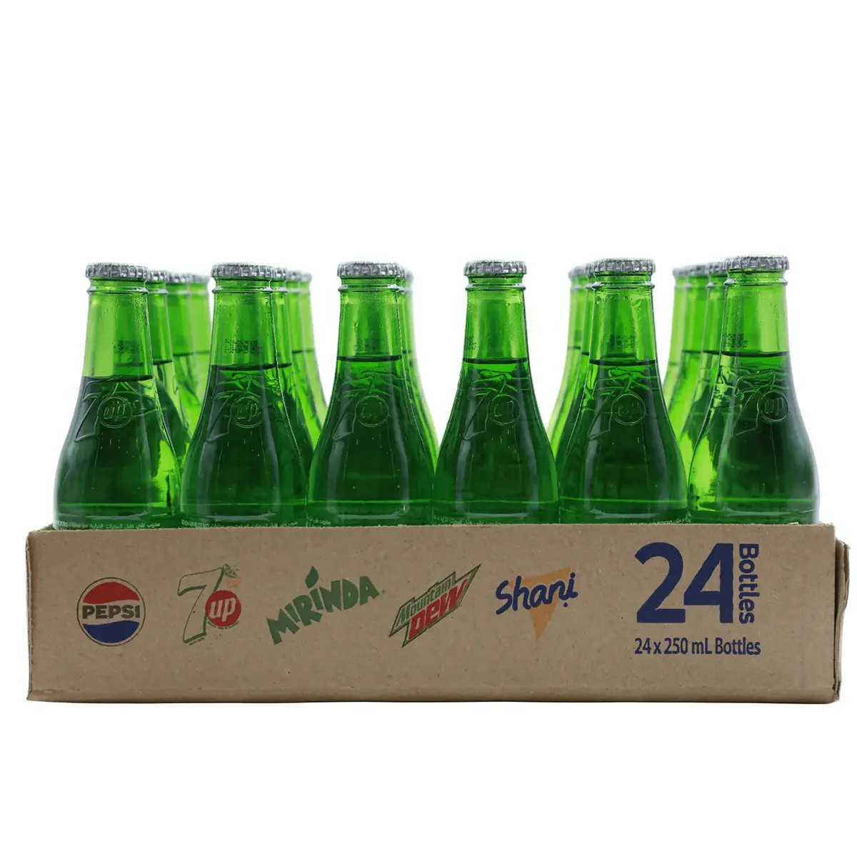 7Up Zero Bottle 24 pcs 250 ml  - view 1