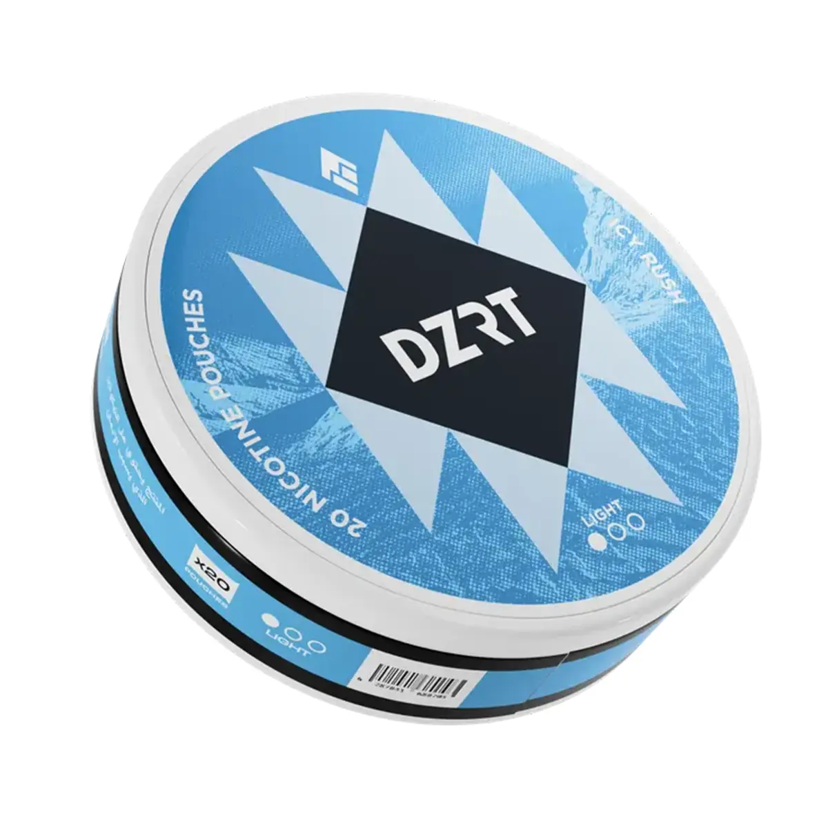 DZRT Nicotine Icy Rush Light 4 mg 20 Pouch - view 1