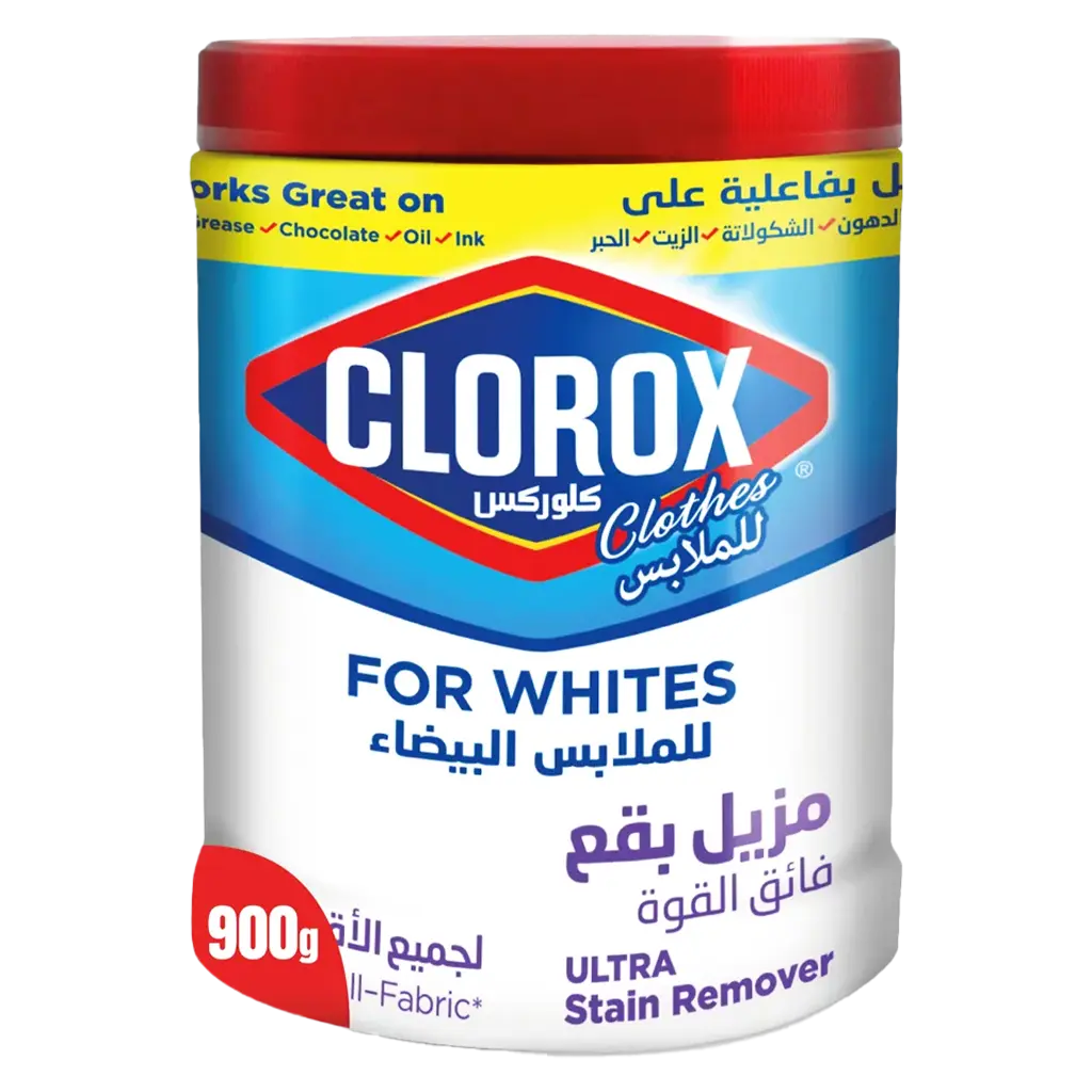 Clorox Powder Ultra Stain Remover For White Clothing 900 gm - view 1