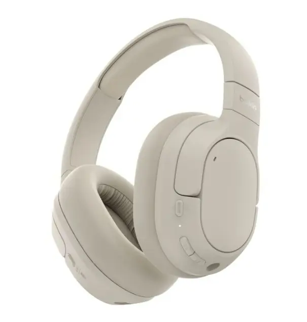 Belkin AUD008hqSA SoundForm Isolate Noise Cancelling Headphones White - view 1