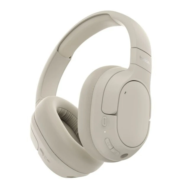 Belkin AUD008hqSA SoundForm Isolate Noise Cancelling Headphones White