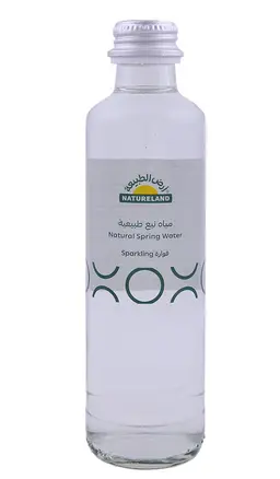 Natureland Natural Spring Water Sparkling Glass 250 Ml