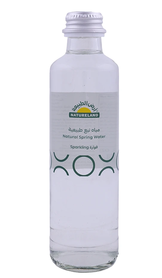 Natureland Natural Spring Water Sparkling Glass 250 Ml