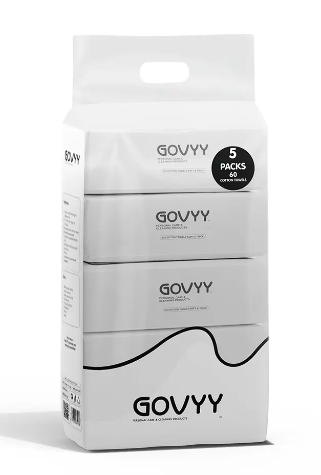 Govyy Premium Cotton Towels 5 pcs 60 Towels - view 2