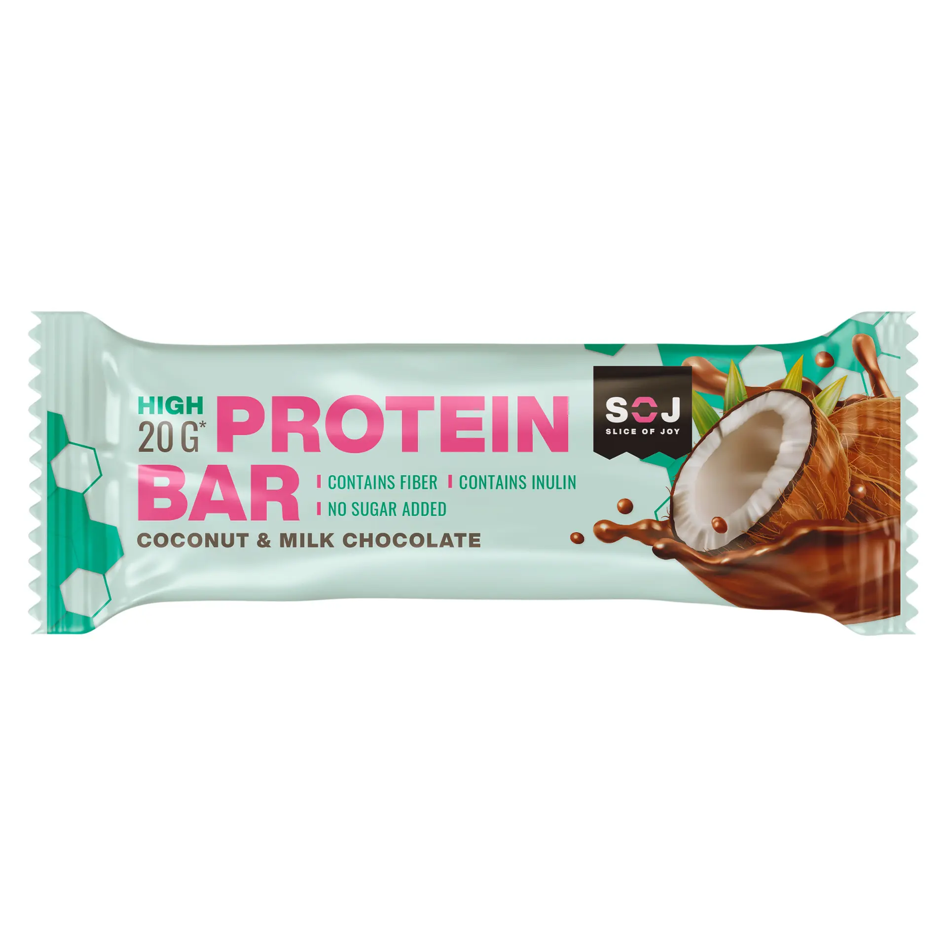 Soj Protein Bar Coconut & Milk Chocolate 50 gm - view 1