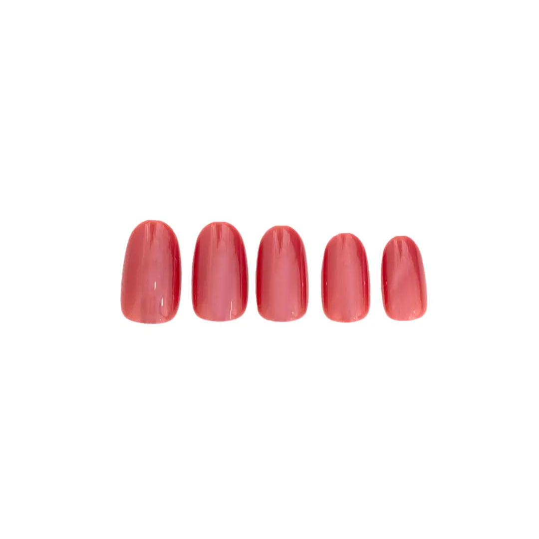 Loca Press On Nails Oval Shape Pink M31 - view 4
