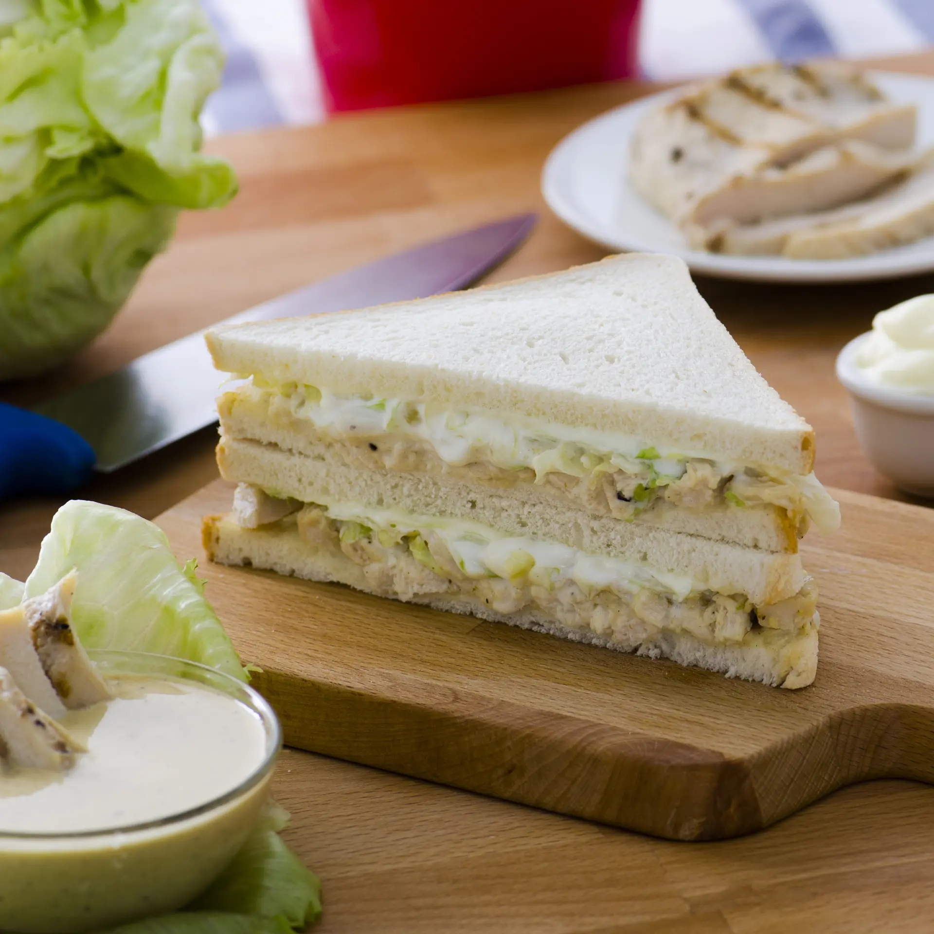 Chicken Caesar Club Sandwich 132 gm - view 2