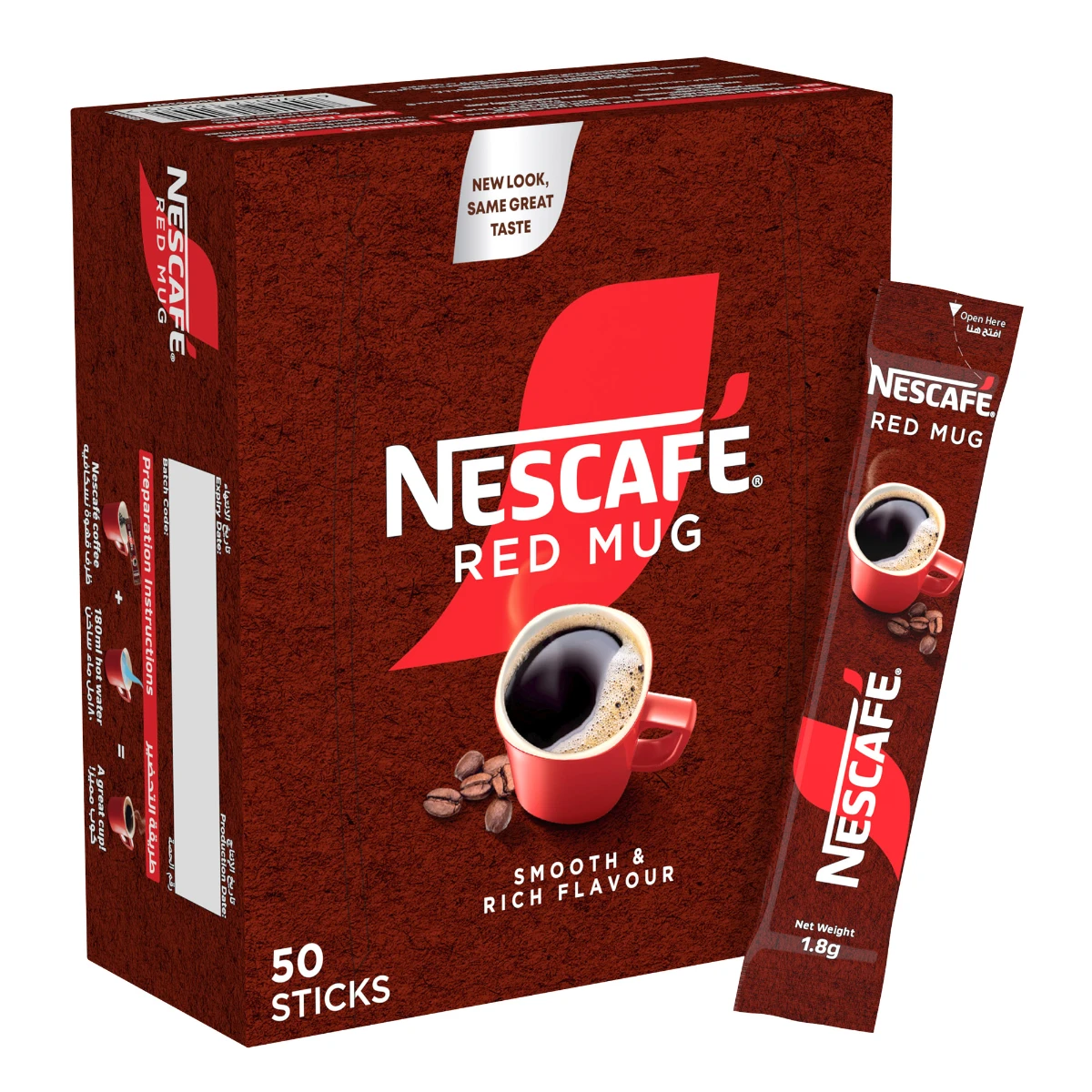 Nescafe Redmug Stick 50 pcs 1.8 gm