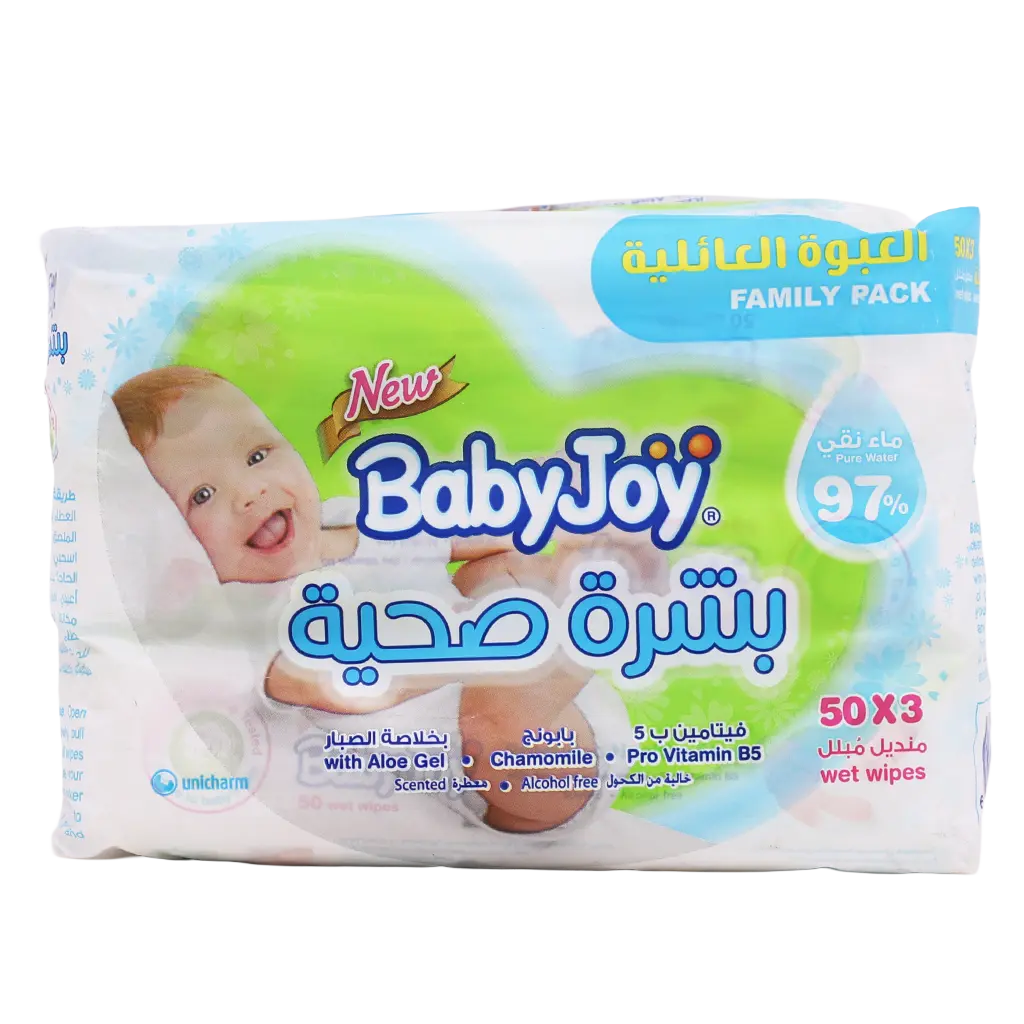 Babyjoy Wet Wipes Healthy Skin Family Pack 3 pcs 50 Wipes - view 2